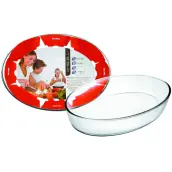 FUENTE OVAL BOROSILICATO 30x21cm 2,2lt 480130 IBILI