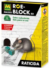 CEBO PARA RATAS ROE BLOCK PLUS 260gr 231534 MASSO