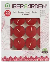 PAQ. 20 VELAS GERANIO MOSCAS 3,5cm 11121 IBERGARDEN