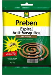 BLISTER 10 ESPIRAL ANTIMOSQUITOS PREBEN 231453 MASSO