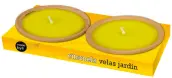 PACK 2 VELAS CITRONELA PLATO TERRACOTA 14cm 20555 FLOWER