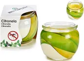VELA CITRONELA 7,5cm VASO CRISTAL 82471-22272 IBERGARDEN