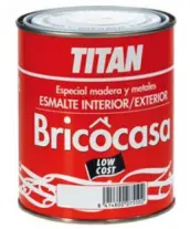 02H ESMALTE BRICOCASA 1006 VERDE 750 ml TITAN