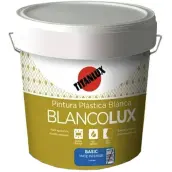 BOTE 20Kg PINTURA PLASTICA INTERIOR MATE BLANCO BLANCOLUX TITAN