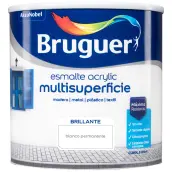 ESMALTE ACRILICO BLANCO BRILLANTE 250ml 5160638 BRUGUER