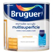 ESMALTE ACRILICO BLANCO SATINADO 250ml 5160660 BRUGUER