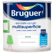 ESMALTE ACRILICO BLANCO MATE 250ml 5160685 BRUGUER