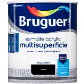 ESMALTE ACRILICO NEGRO BRILLO 750ml 5057426 BRUGUER