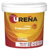 BOTE 5kg PINTURA PLASTICA BLANCA INTERIOR NIEVE UREÑA