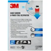 CAJA 10 MASCARILLAS FFP2 CON VALVULA 8822PRO10 3M