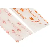 AUTOCIERRE VELCRO REPOSICIONABLE TRANSPARENTE 4 TIRAS 25mm x7,5cm RF67300 3M