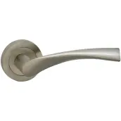 JUEGO MANIVELA ROSETA 50mm NIQUEL SATIN OLAS ZEUS EQ-R150