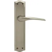 JUEGO MANIVELA TAPAPOMOS PLACA 60mm NIQUEL SATIN EQ-209 EQUAL