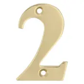 NUMERO 2 LATON 10cm 2671 AMIG