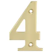 NUMERO 4 LATON 10cm 2673 AMIG