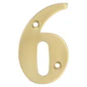 NUMERO 6 LATON 10cm 2675 AMIG