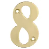 NUMERO 8 LATON 10cm AM
