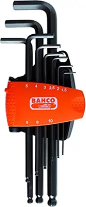 JUEGO 9 LLAVES ALLEN CON BOLA BE-9678 BAHCO