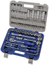 JUEGO MALETA 109pcs LLAVES VASO 1/2´-1/4´ 130-109-4 IRIMO