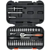 MALETA 38pcs LLAVES VASO Y PUNTAS 1/4´ 58640 STHOR