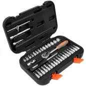MALETA 38pcs LLAVES VASO Y PUNTAS 1/4´ 58640 STHOR