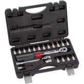 JUEGO 21 PZAS LLAVES DINAMOMETRICAS 1/4´ 2-20NM KRTH31001-KRT503101 KREATOR