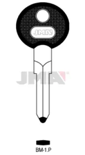 BOLSA 10 LLAVES BM1P PLASTICO ALPACA JMA