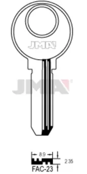 BOLSA 10 LLAVES FAC23 SEGURIDAD JMA