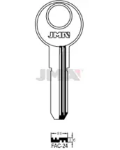 BOLSA 10 LLAVES FAC24 SEGURIDAD JMA
