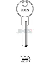 BOLSA 10 LLAVES FAC25 SEGURIDAD CERROJO ANTIBUMPING JMA