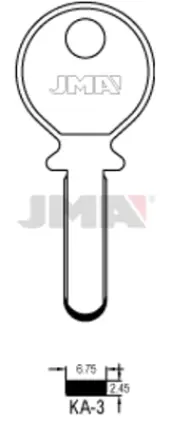 BOLSA 10 LLAVES KA3 SEGURIDAD JMA