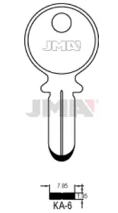 BOLSA 10 LLAVES KA6 SEGURIDAD JMA