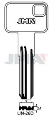 BOLSA 10 LLAVES LIN26D SEGURIDAD JMA