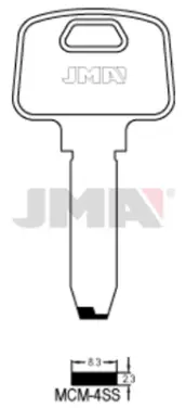 BOLSA 10 LLAVES MCM4SS SEGURIDAD JMA