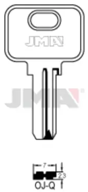 BOLSA 10 LLAVES OJQ SEGURIDAD JMA
