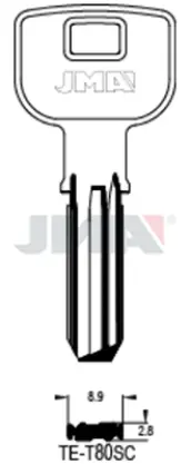 BOLSA 10 LLAVES TET80 SC SEGURIDAD JMA