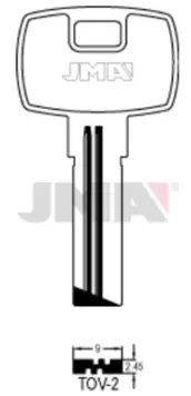 BOLSA 10 LLAVES TOV2 SEGURIDAD JMA