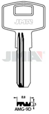 BOLSA 10 LLAVES AMG9D SEGURIDAD JMA