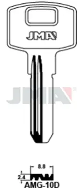 BOLSA 10 LLAVES AMG10D SEGURIDAD JMA