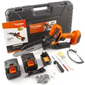 MOTOSIERRA ELECTRICA 2 BATERIAS 21V 4.0Ah CORTE 180mm AF180 ALTUNA