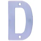 LETRA D INOX 10cm 6765 AMIG