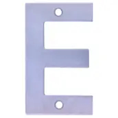 LETRA E INOX 10cm 6766 AMIG