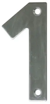 NUMERO 1 INOX 10cm 6769 AMIG