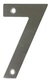 NUMERO 7 INOX 10cm 6775 AMIG