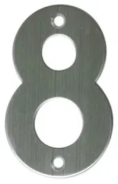 NUMERO 8 INOX 10cm 6776 AMIG