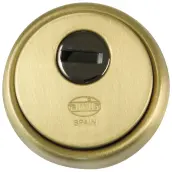 ESCUDO MACIZO LATON MATE 65mm MOD. 30 6358 AMIG