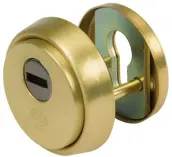 ESCUDO MACIZO LATON MATE 65mm MOD. 30 6358 AMIG