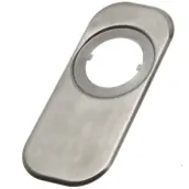 EMBELLECEDOR ESCUDO CROMO MATE 165x74mm mod.10 8050 AMIG