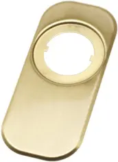 EMBELLECEDOR ESCUDO LATON MATE165x74mm mod.10 6356 AMIG