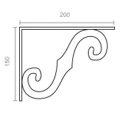 CAJA 10 PALOMILLAS ORNAMENTAL NEGRA 200x150mm 33020 MICEL